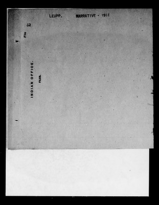 Leupp Superintendent Annual Reports, 1911