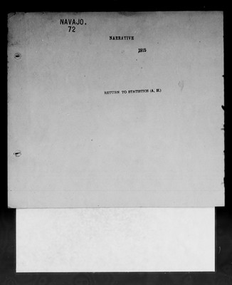 Navajo Superintendent Annual Reports, 1915